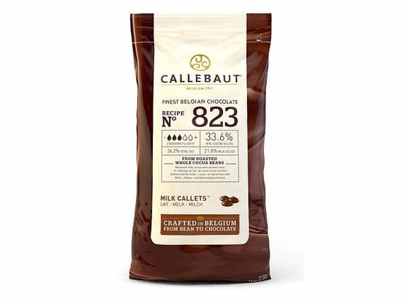 Бельгійський молочний шоколад з натуральною ваніллю сорту Bourbon Barry Callebaut 10 кг, 33,6% какао, фото 1