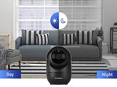 Камера Inqmega HD 1080P WiFi PTZ Full HD Чорний