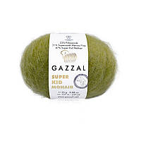 Gazzal SUPER KID MOHAIR (Супер Кід Мохер) № 64422 фісташка (Пряжа мохер, нитки для в'язання)