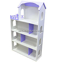 Іграшковий дерев'яний ляльковий будиночок Мішель 4. Облаштуйте будиночок для ляльок - Фіолетовий, фото 3