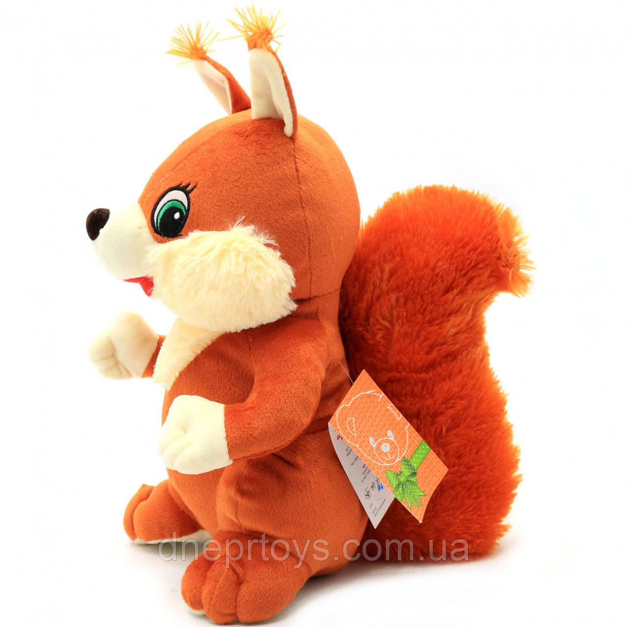 М'яка іграшка Копиця «Білка 004», хутро штучний, 35 см (00419-3), фото 1