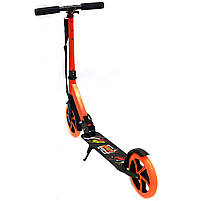 Двоколісний Самокат Best Scooter Помаранчевий зі світними колесами (00065), фото 5