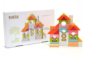 Дитячий дерев'яний конструктор Будиночок Cubika(Кубики) 11353. Дерев'яні еко іграшки