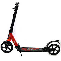 Двоколісний Самокат Best Scooter Чорно-червоний (00055), фото 3