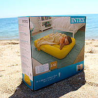 Матрац надувний Intex арт.66803 жовтий (157х88х18см), фото 2