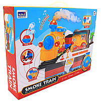 Залізниця Smoke Train дитяча 73х73 см з димком, світло, звук (QS527A), фото 2