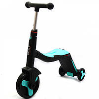 Самокат-трансформер дитячий Best Scooter 3в1 Блакитний (JT 20255), фото 8