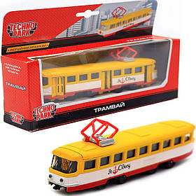 Машинка ігрова «TechnoPark» трамвай Одеса, 16х6х3 см (SB-16-66WB-U)