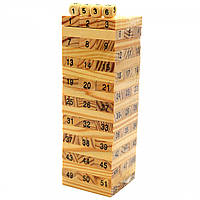 Настільна гра башта Vega (Vega) за номерами. Версія гри Дженга (Jenga) NT-01U, фото 3