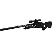 Снайперська гвинтівка «Airsoft Gun», чорна, 115 см, дальність стрільби 50 м, швидкість 80 м/с (ZM52), фото 5