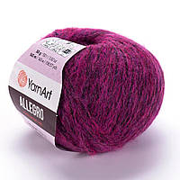 YarnArt ALLEGRO (Ярнарт Алегро) №703 фуксія (Пряжа напіввовна, нитки для в'язання)