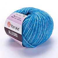 YarnArt ALLEGRO (Аллегро) №708 бирюзовый (Пряжа полушерсть, нитки для вязания)