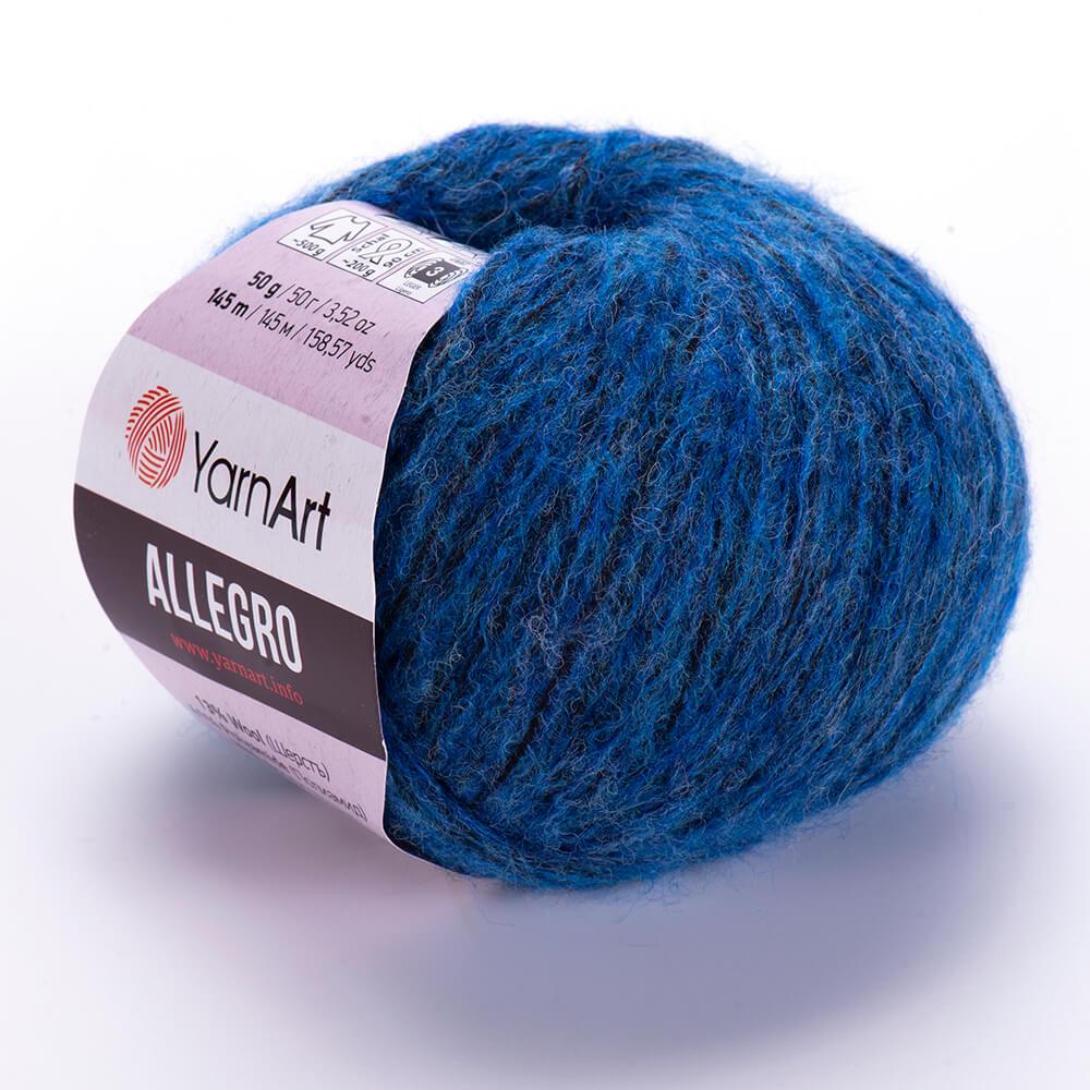 YarnArt ALLEGRO (Ярнарт Алегро) №709 темно-синій (Пряжа напіввовна, нитки для в'язання), фото 1