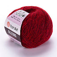 YarnArt ALLEGRO (Ярнарт Алегро) №711 червоний (Пряжа напіввовна, нитки для в'язання)