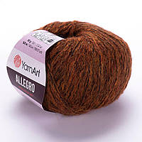 YarnArt ALLEGRO (Ярнарт Алегро) №712 теракот (Пряжа напіввовна, нитки для в'язання)