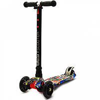 Триколісний самокат дитячий Scooter світяться колеса (779-1386), фото 3