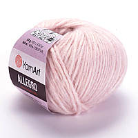 YarnArt ALLEGRO (Ярнарт Алегро) №719 світло-рожевий (Пряжа напіввовна, нитки для в'язання)