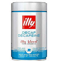 Кофе молотый Illy Deca без кофеина 250 г ж/б (Италия)