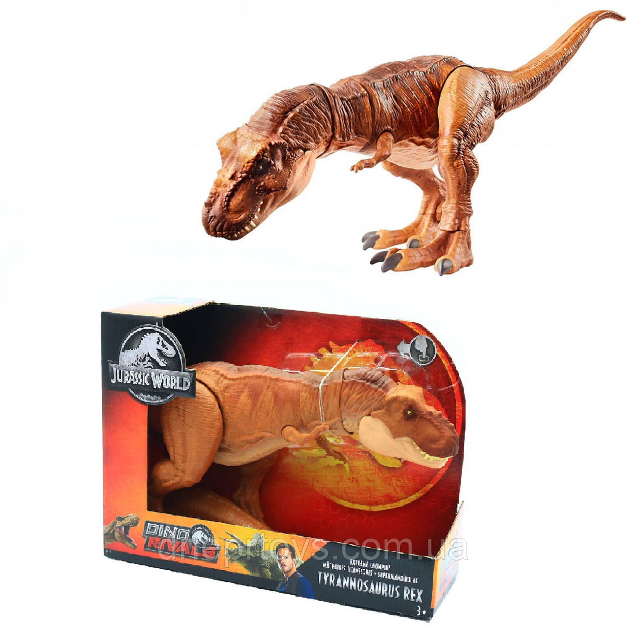 Фігурка Jurassic World Ти-рекса з фільму Світ Юрського періоду 45 см (FTT21)