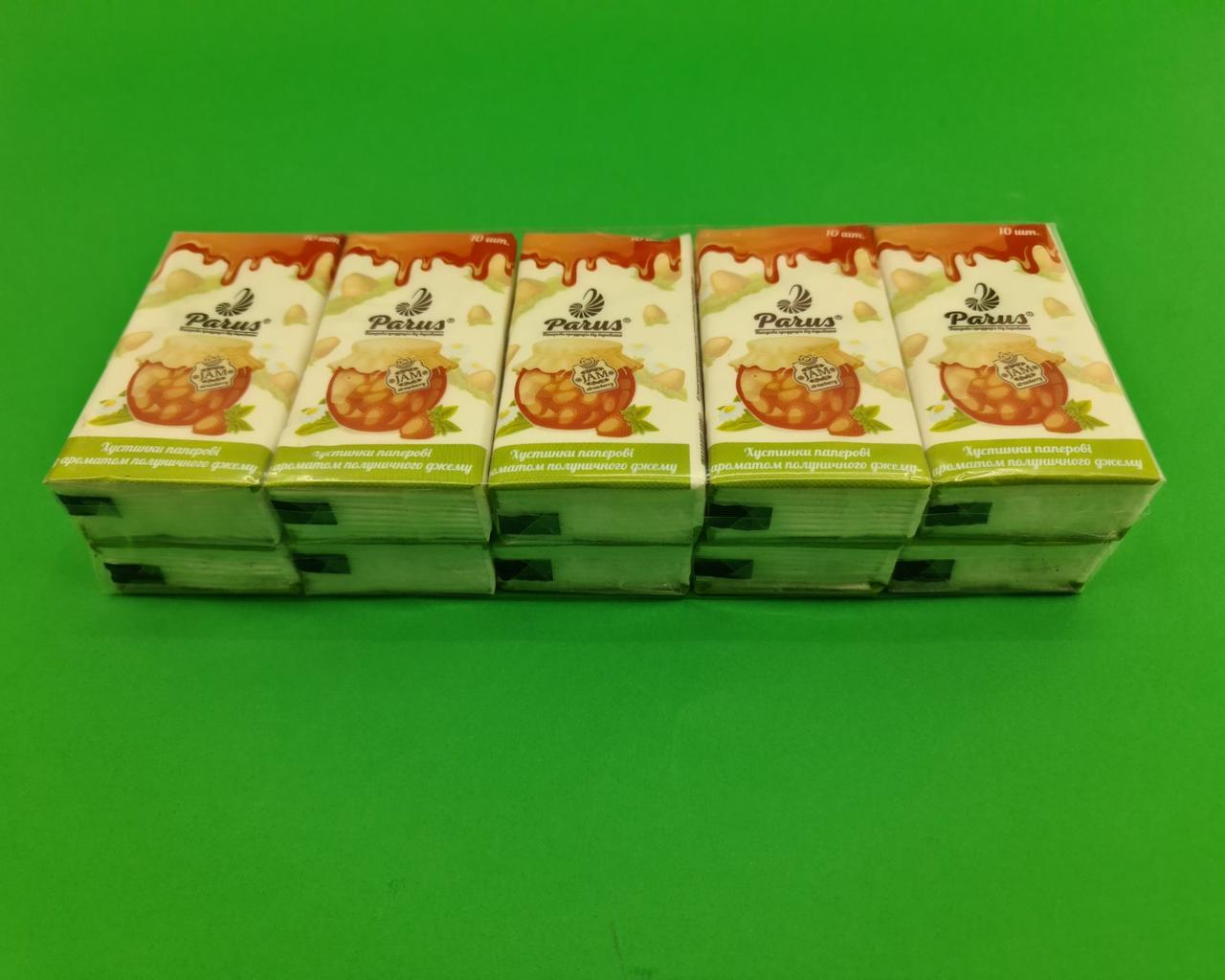 Паперовий носовичок 2х шаровий (Полуниця) Одеса (6 шт), фото 1