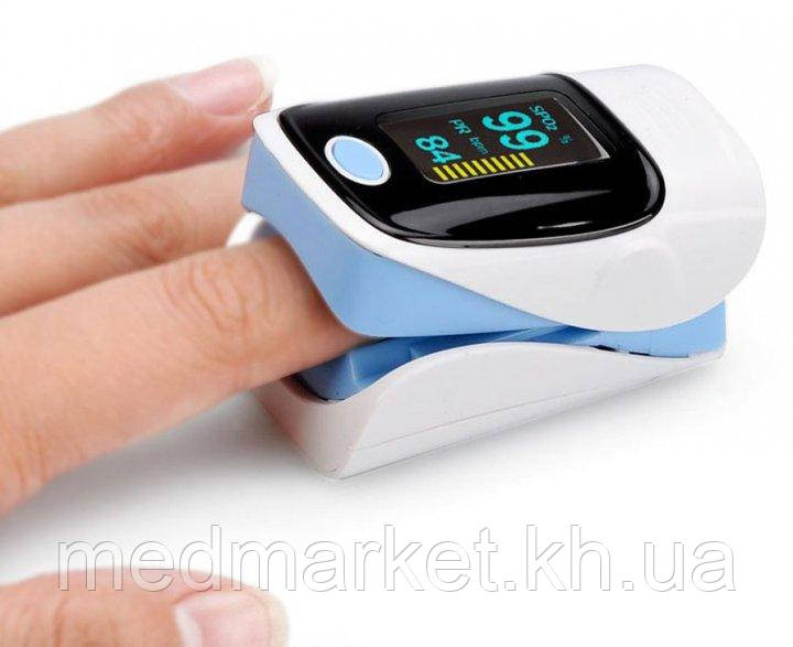 Пульсоксиметр напалечний із силіконовою мембраною Olive OLV-80А, фото 1