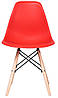 Стілець пластиковий Жаклін Червоний ПЛ (Jacqueline) TM Richman, фото 2