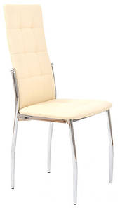Стілець Доріс Світло бежевий база хром TM Richman