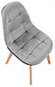 Стілець м'який Спліт СХ Сірий Chair Split TM Richman, фото 4