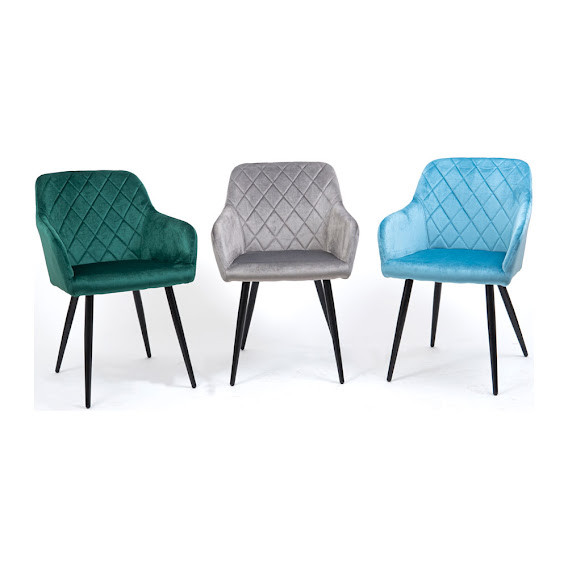 Стілець м'який Ліберті / Chair Liberty, чорні ніжки, TM Richman, фото 1