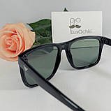 Стильні чоловічі сонцезахисні окуляри Emporio Armani зі скляною лінзою, фото 6