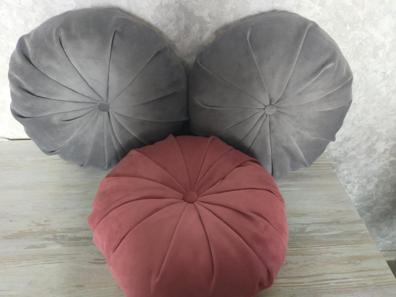 Декоративная подушка круглой формы - фото 1 - id-p1480397176