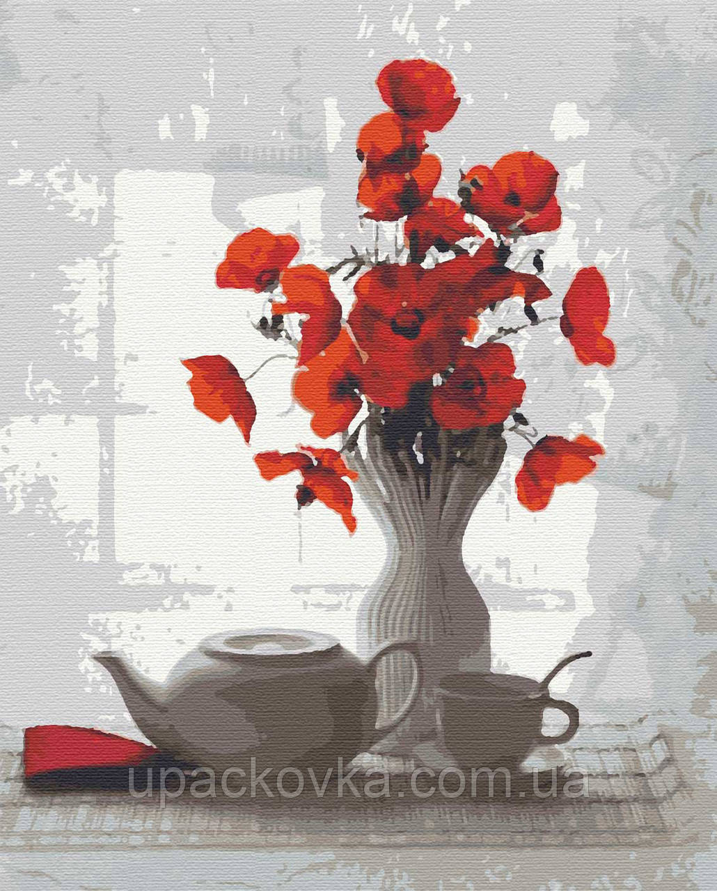 Набір для розпису, картина за номерами, "Red&White", 40х50см, ТМ "RIVIERA BLANCA"