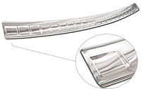 Захисна накладка на задній бампер для Renault Express 2021+ /нерж.сталь/