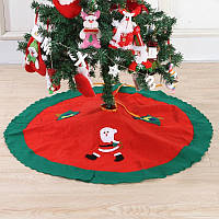 Килим під ялинку 90 см різнобарвний