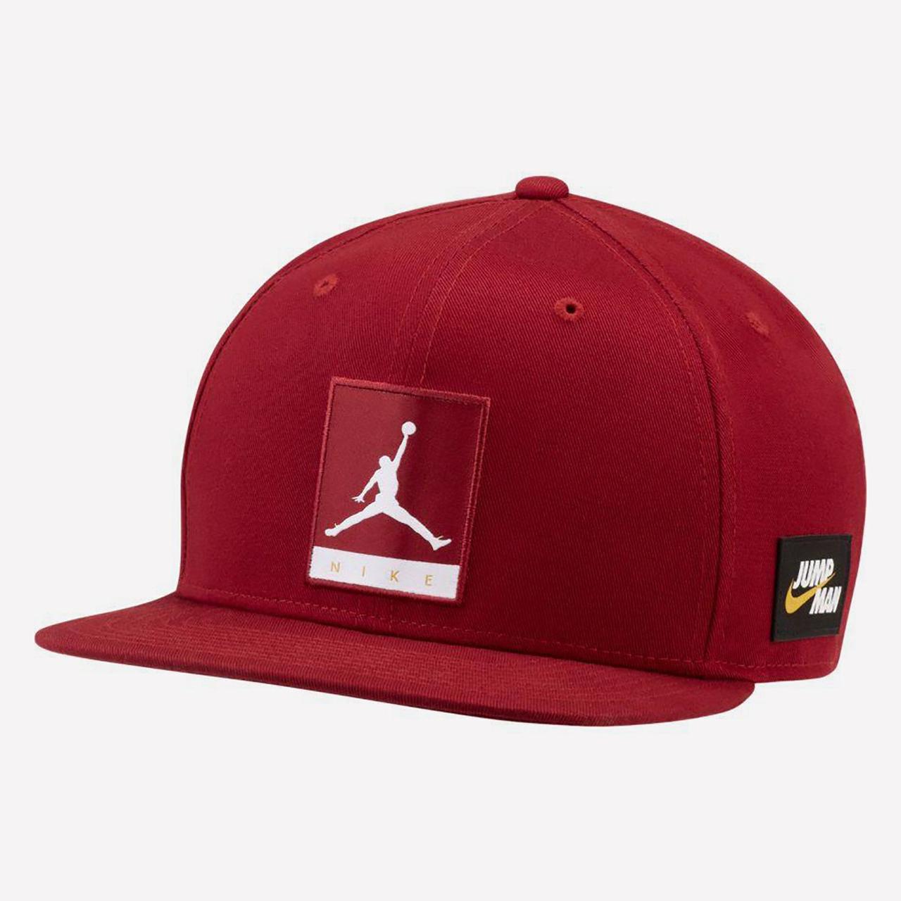 Кепка-бейсболка з прямим козирком Jordan Pro Jumpman Snapback 6-панельний снепбек (DJ6120-677)