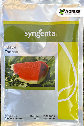 Насіння кавуна Топган F1 (Topgun F1) Syngenta 1000, фото 3