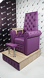 Педикюрне крісло трон Queen, фото 6