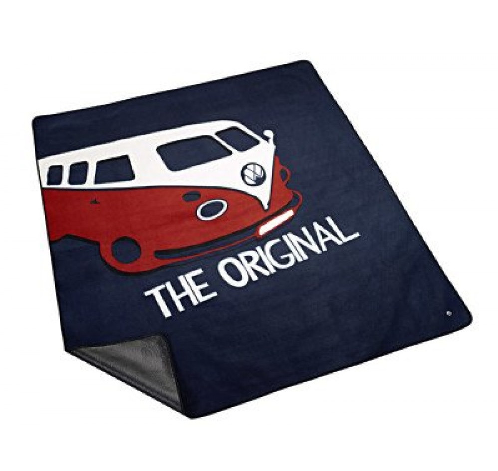 Покривало для пікніка Volkswagen T1 Bulli Fleece Blanket, Blue, артикул 7E0084509, фото 1