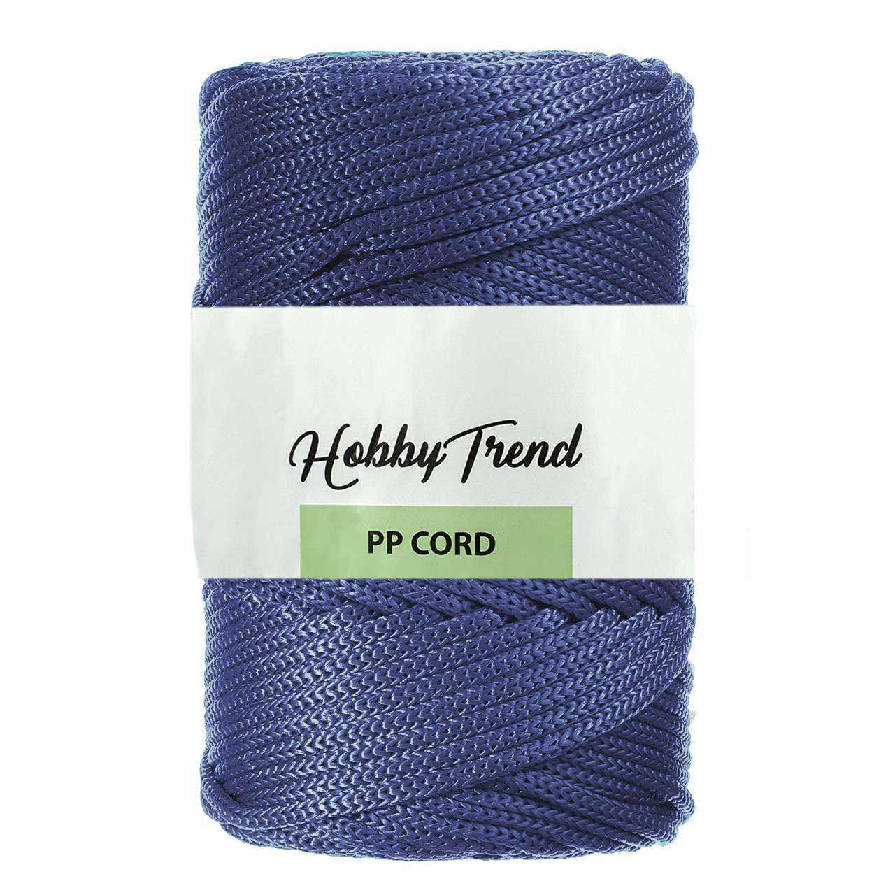Шнур поліпропіленовий Макраме Hobby Trend. Синій. 500г, 120м, 5 мм