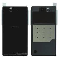 Задняя панель корпуса для Sony C6602 L36h Xperia Z, C6603 L36i Xperia Z, C6606 L36a Xperia Z, черная - фото 1 - id-p1479828048