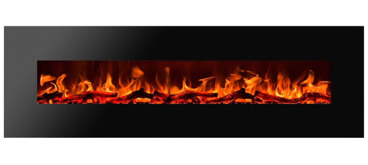 Електрокамін Aflamo Albion 72" LED Black