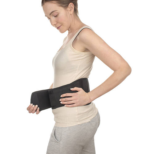 Турмалиновый пояс с магнитами 120см - цвет чорный - пояс с согревающим ...