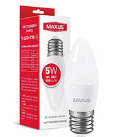 Светодиодная лампа 5W MAXUS C37 4100K 220V E27