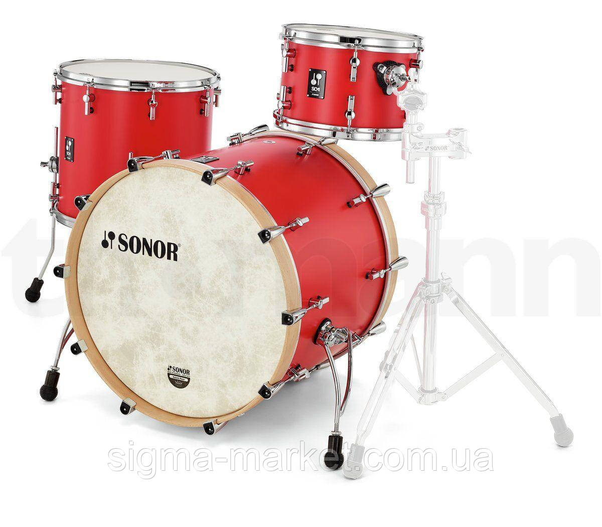Комплект барабанов Sonor SQ1 Rock Hot Rod Red - фото 1 - id-p1480429969