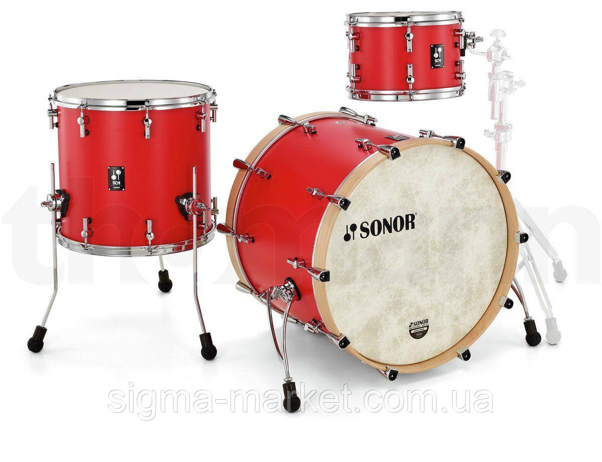 Комплект барабанов Sonor SQ1 Rock Hot Rod Red - фото 3 - id-p1480429969
