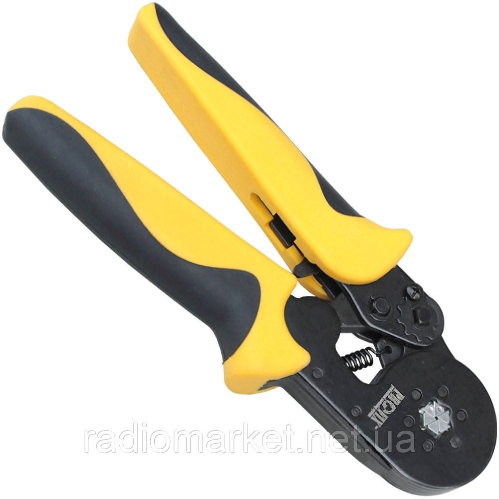 Кліщі ProFix HS-866 для опресовування трубчастих наконечників 0,25-6мм (шестігранік), фото 1