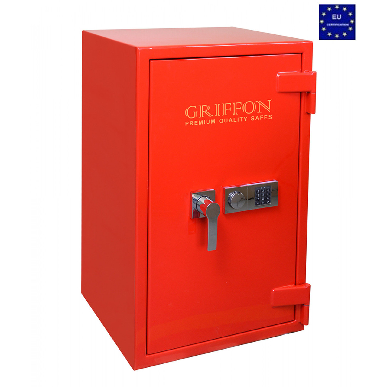 Сейф зламостійкий Griffon CLE III.95.E COMBI GLOSS RED