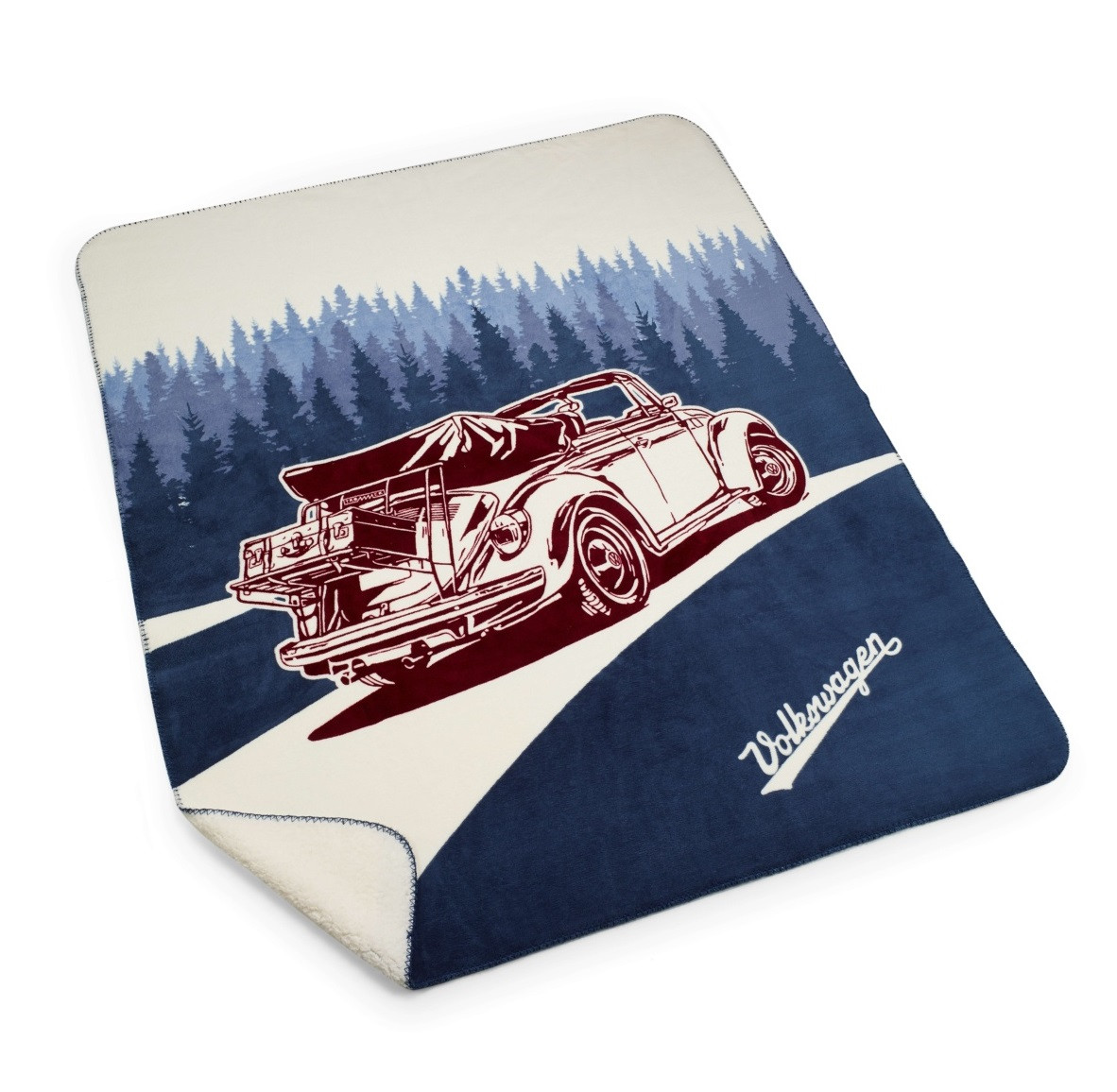 Флісовий плед Volkswagen Beetle Heritage Blanket, артикул 7E9084503A