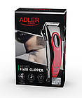 Машинка для стрижки волосся Adler AD 2825 — 15 Вт, 4 насадки, 1.9 м кабель, фото 10
