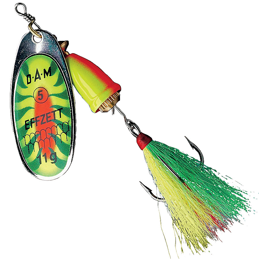 Блешня-вертушка DAM Effzett Executor з борідкою 3 г (shark fire), фото 1